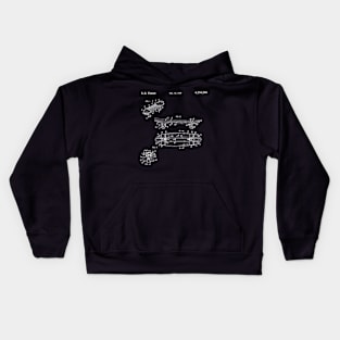 Original Skateboard Patent Kids Hoodie